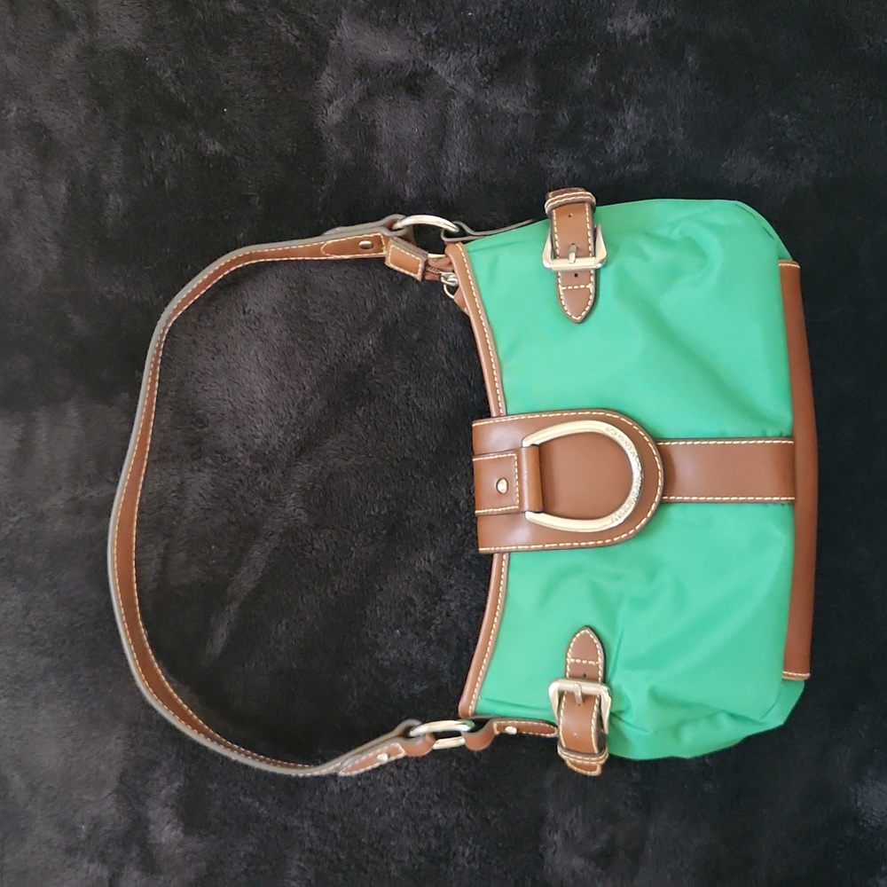 American Living green hand bag